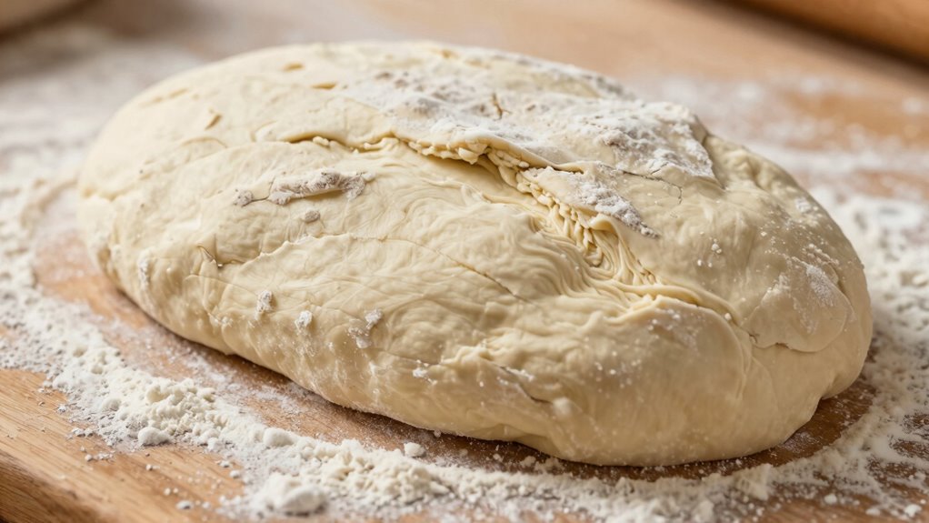 avoid overworking dough consistently