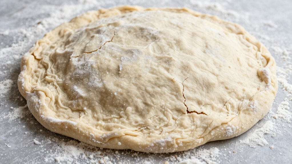 avoid overworking pie dough