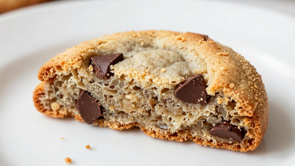 chocolate chip size influences thickness