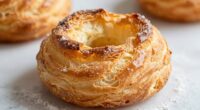 choux pastry deflates after baking