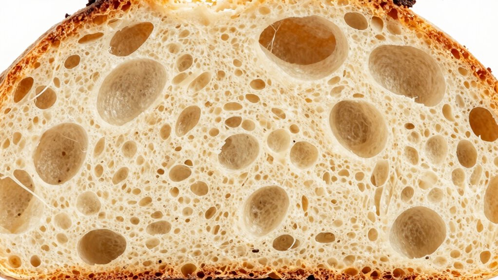 crumb analysis reveals fermentation progress