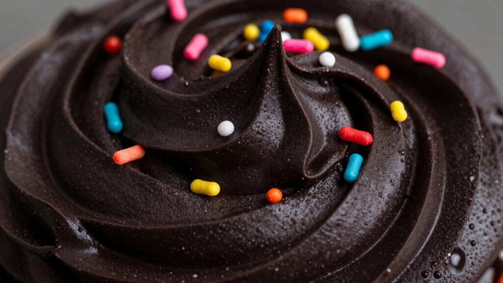 dark dyes alter frosting flavor