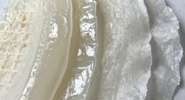 different behaviors of edible sheets