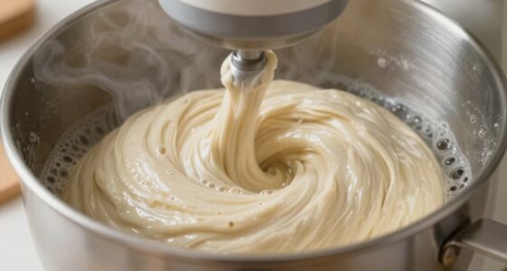 dough warms during mixing