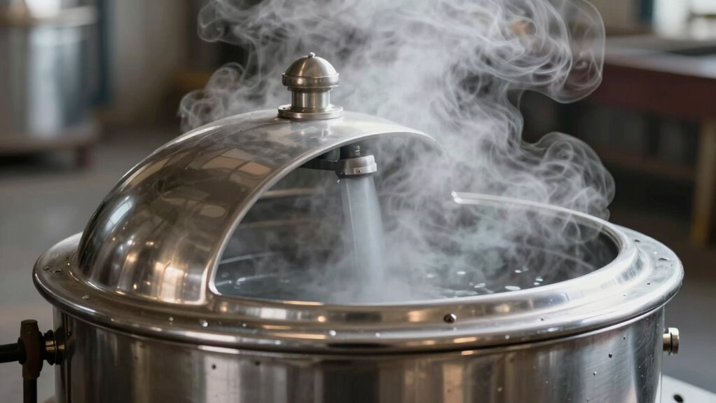 efficient steam condensation recycling
