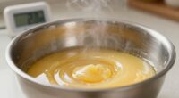 fat temperature affects mixing