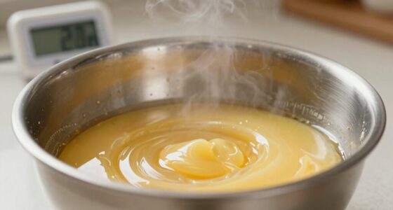 fat temperature affects mixing