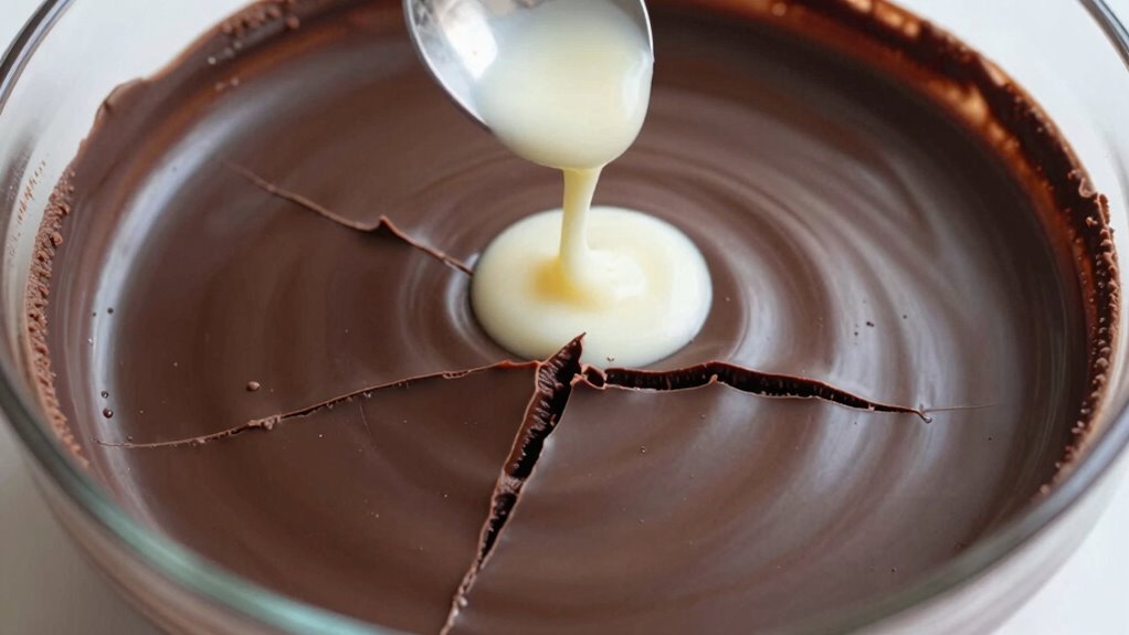 fixing broken ganache texture