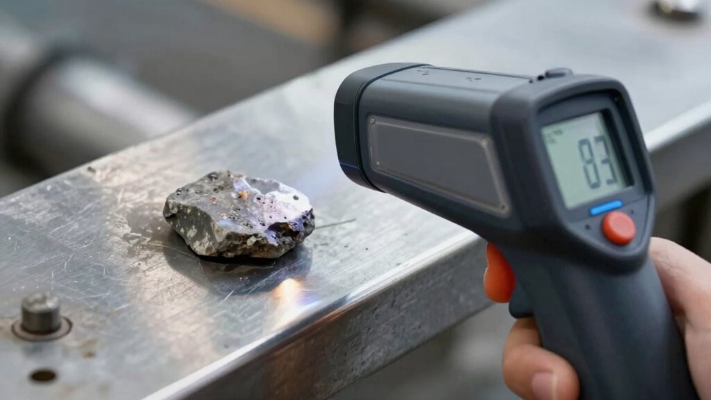 infrared measurement of heat
