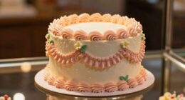 lighting enhances cake presentation