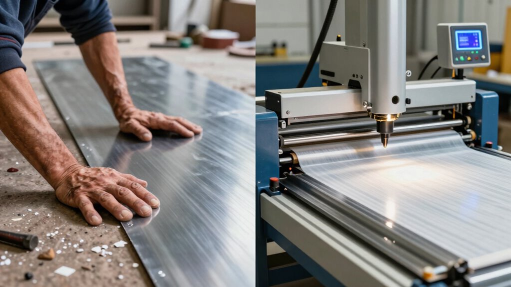 manual versus electric sheeting