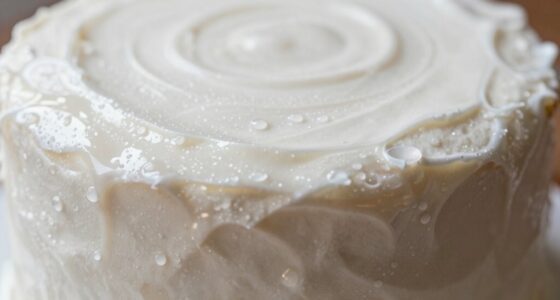moisture damages cake surfaces