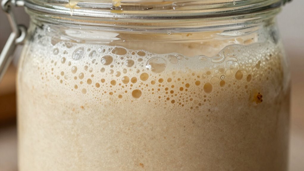 monitor starter fermentation signs