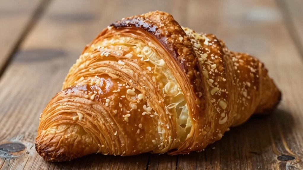 optimal croissant baking temperature