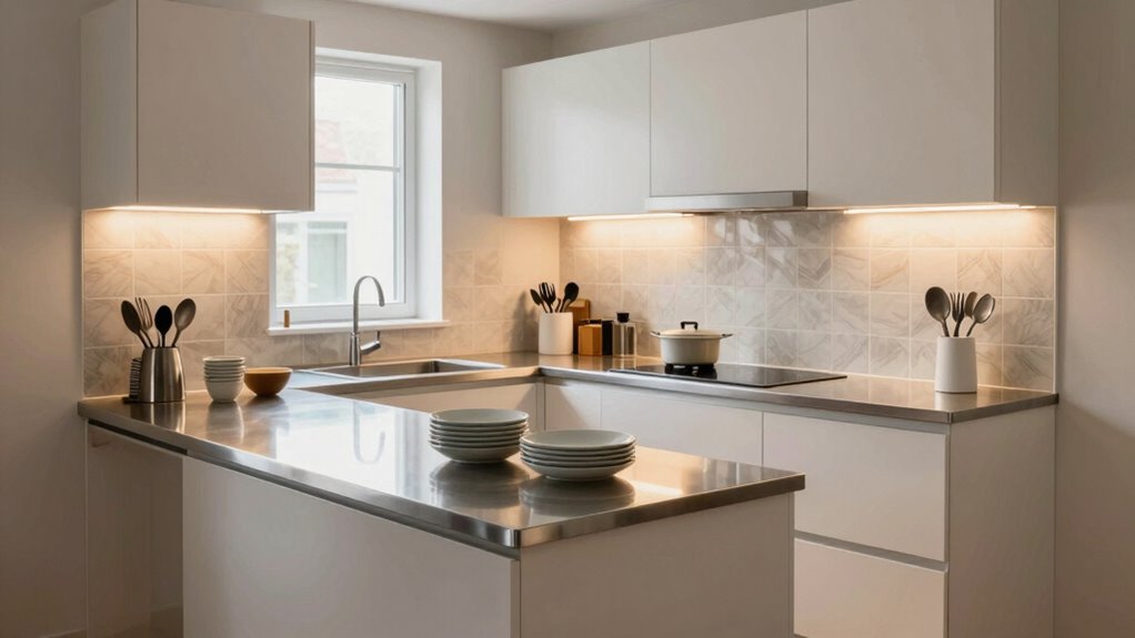 optimized small kitchen organization
