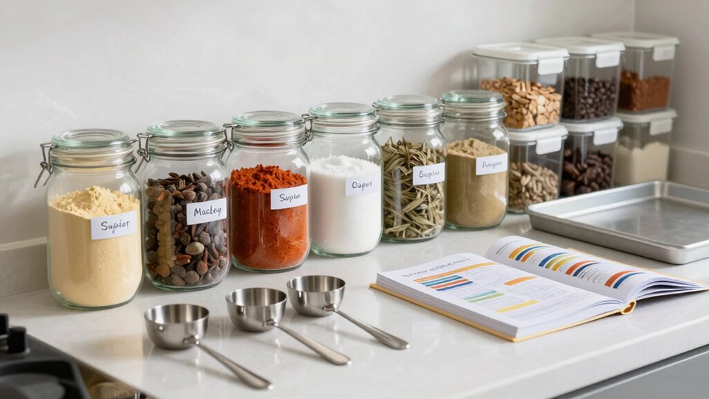 organized storage ensures freshness