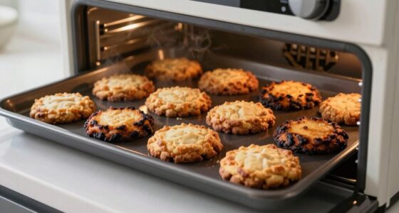 overheating oven bottoms