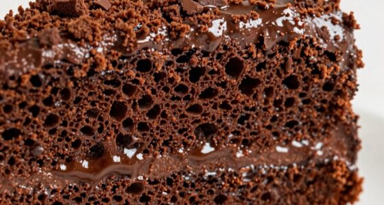 overly moist dense texture