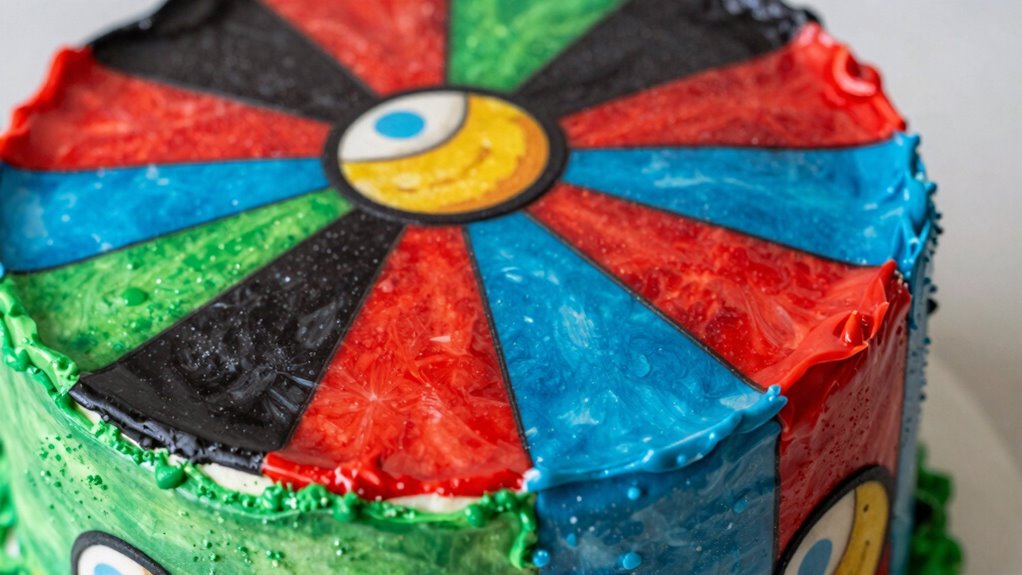 printed cake colors vary