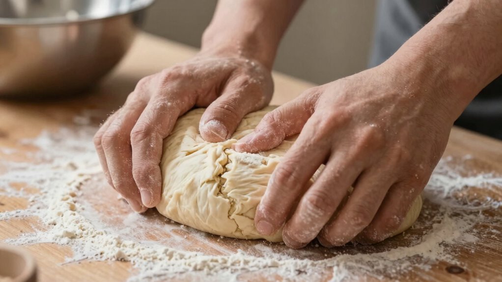 proper gluten development technique