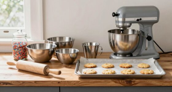 set up consistent baking workspace