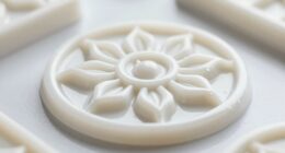 shiny molds release easily
