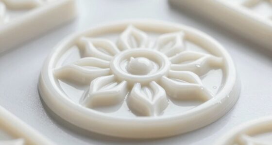 shiny molds release easily