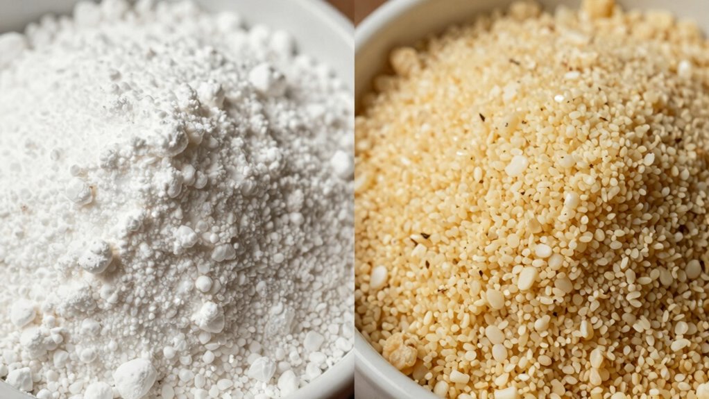 starch types affect baking