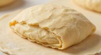 thinner dough creates flakes