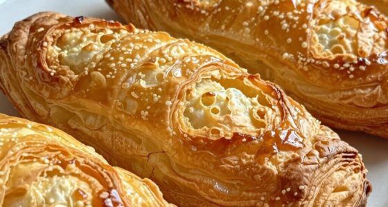 uneven puff pastry rise