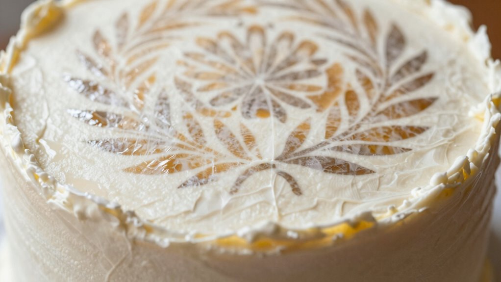 use firm dry frosting
