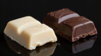white chocolate lacks bitterness