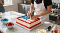 Martha's Giant Flag Cake Served 250 Guests—Here's How to Make It Yourself