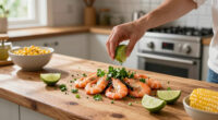 Cilantro-Lime Shrimp With Corn