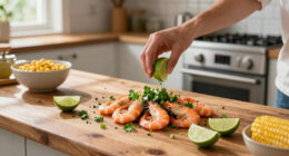 Cilantro-Lime Shrimp With Corn