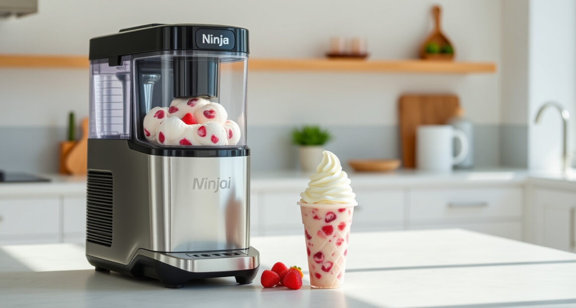 Cool Off This Summer with Ninja NC701 CREAMi Swirl Ice Cream Maker