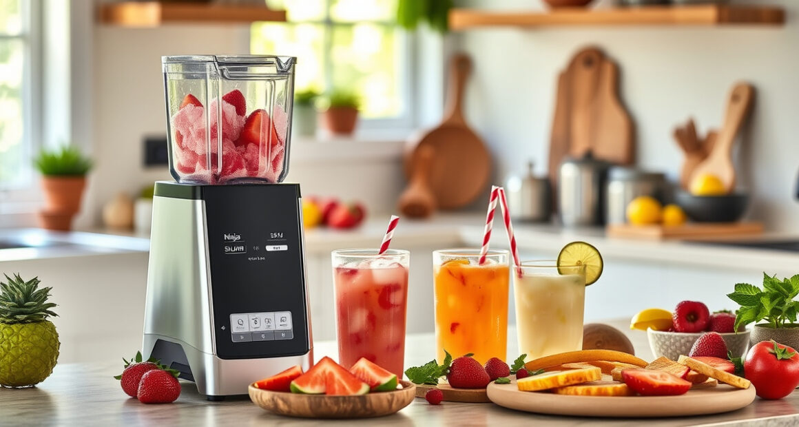 Cool Summer Drinks with Ninja SLUSHi Twist Frozen Drink Maker