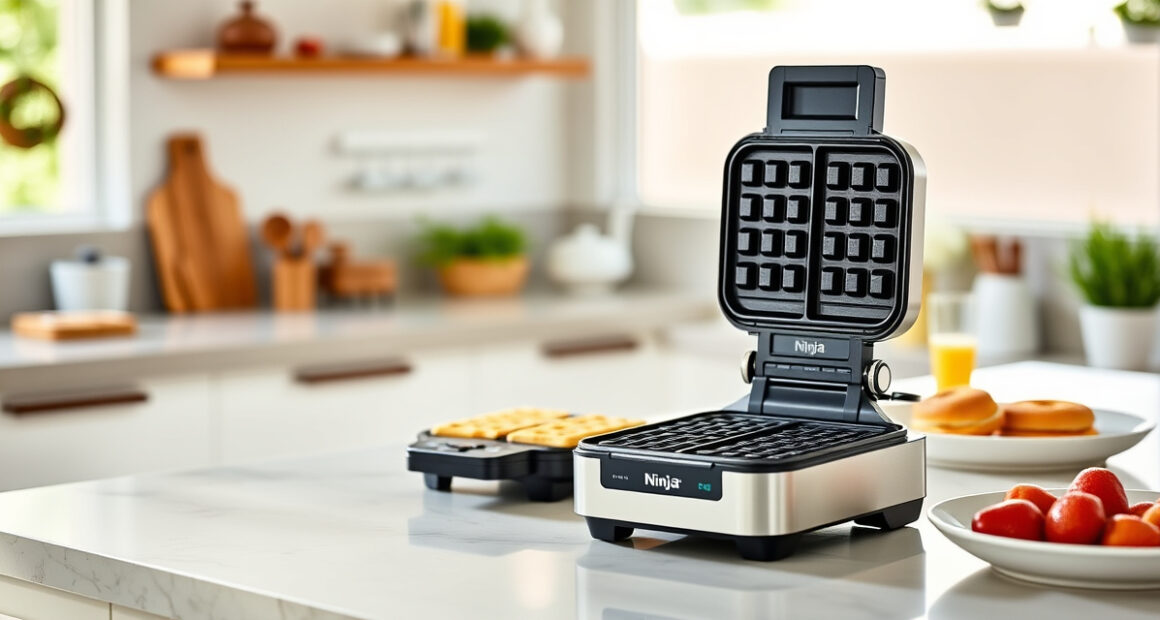 Summer Sizzle: Ninja Belgian Waffle Maker Pro for Perfect Waffles