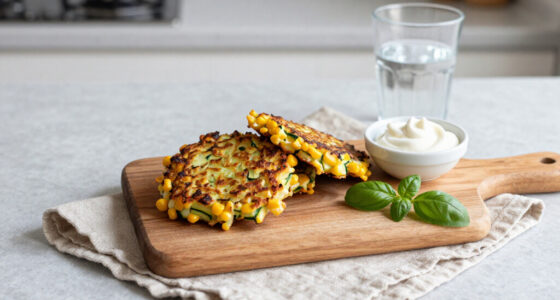 Zucchini And Corn Fritters