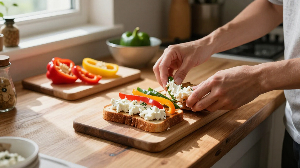 Chicken Toast With Peppers And Robiola Gains Popularity