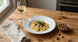 Gnocchi Di Erbette Al Burro, Speck E Nocciole