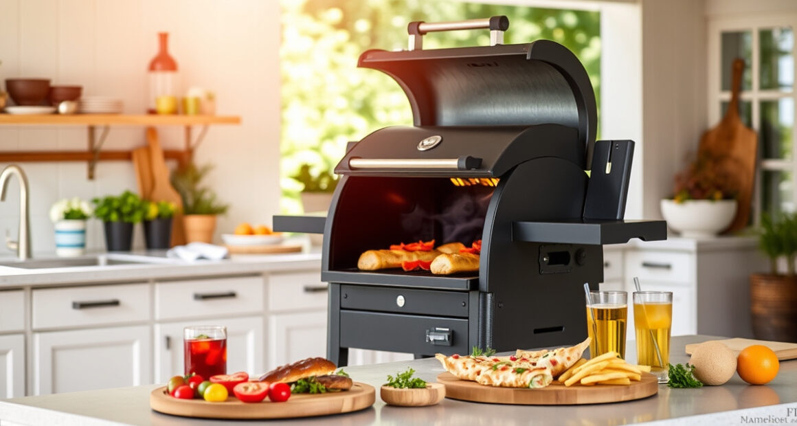 Host the Perfect Summer Pool Party with Ninja Outdoor Woodfire Pro XL Grill & Smoker