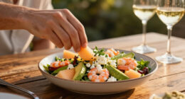 Panzanella With Shrimp, Melon, Avocado, And Feta Gains Popularity