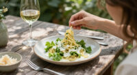 Spaghetti Freddi Alla Crema Di Lattuga