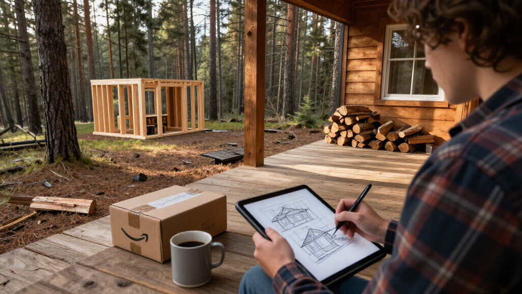 This $19 Amazon Blueprint Could Be The First Step Toward Your Dream Vacation Cabin