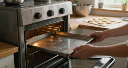 Why You Should Never Store Sheet Pans In Your Oven